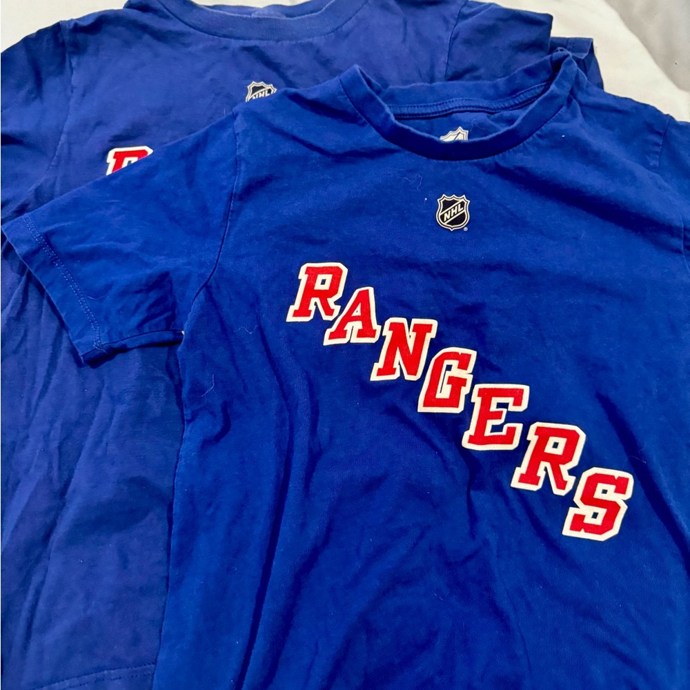 NHL Rangers Kids Royal Blue Tee